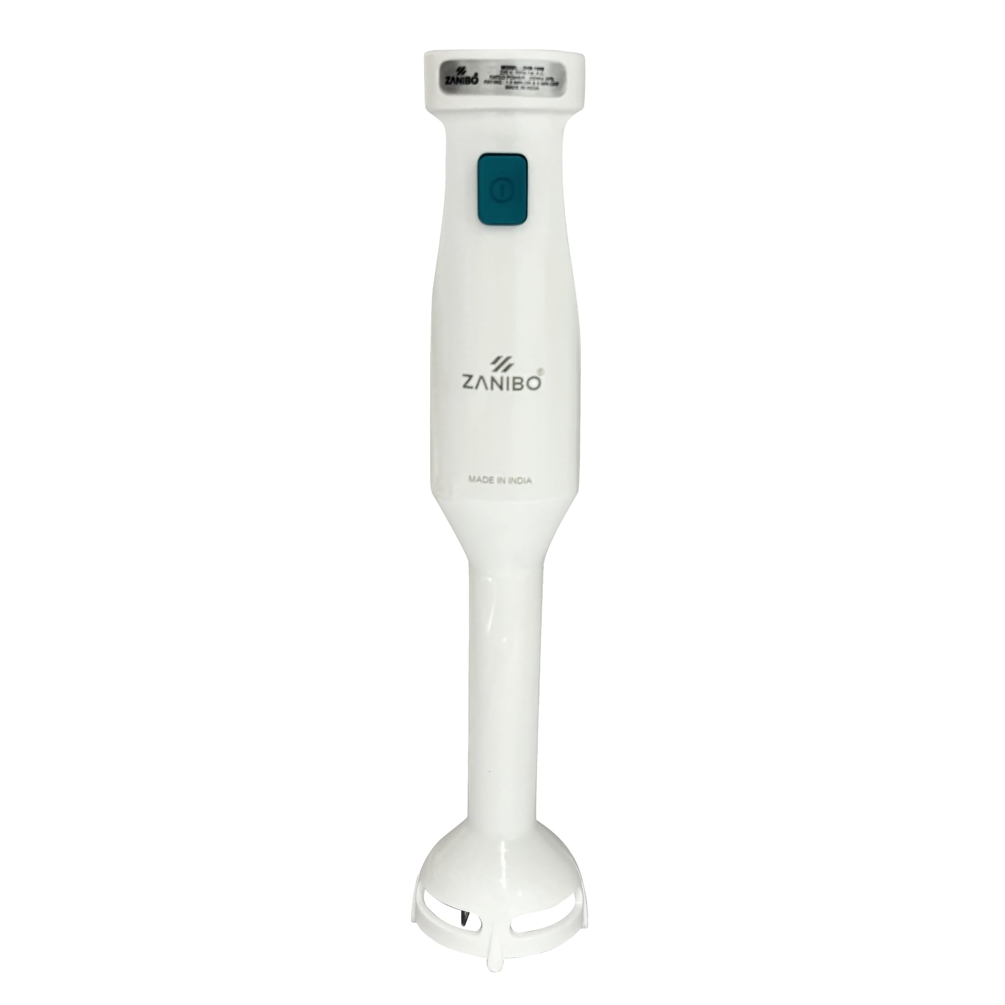 Zanibo Hand Blender Mixer 250W | Electric Hand Blender For Kitchen | 2 Speed Control Functions, Rapid Turbo Mode Technology, Low