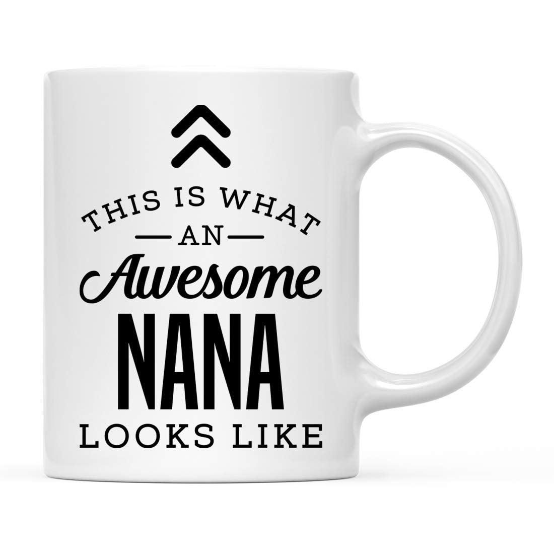 Andaz Press 11oz. Ceramic Coffee Tea Mug Gift, This is What an Awesome Nana Looks Like, 1-Pack, Birthday Gift Ideas Coworker Him