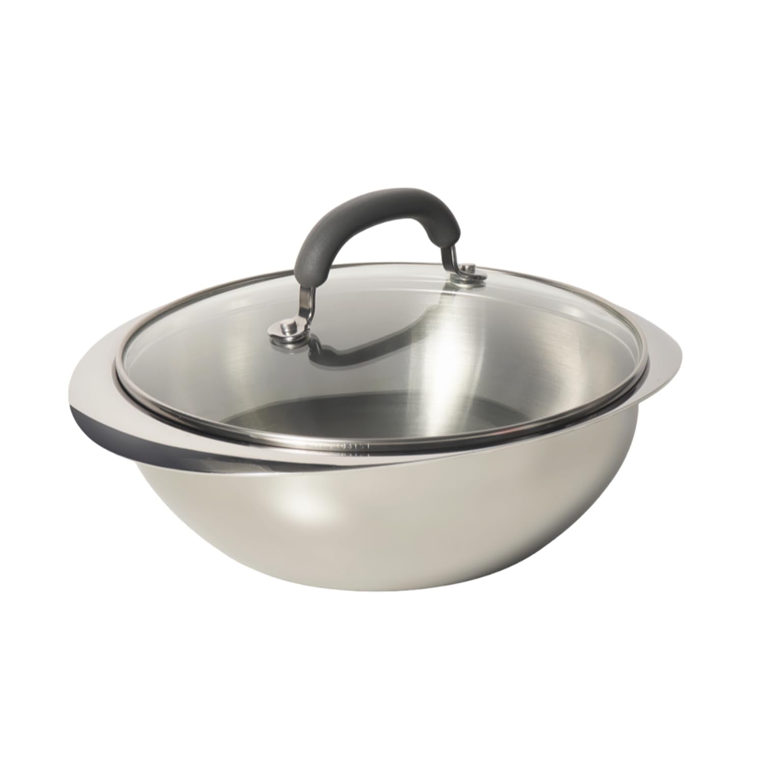 Meyer Trivantage Stainless Steel Triply 2 Piece Cookware Set - Tasla + Glass Lid, 24Cm