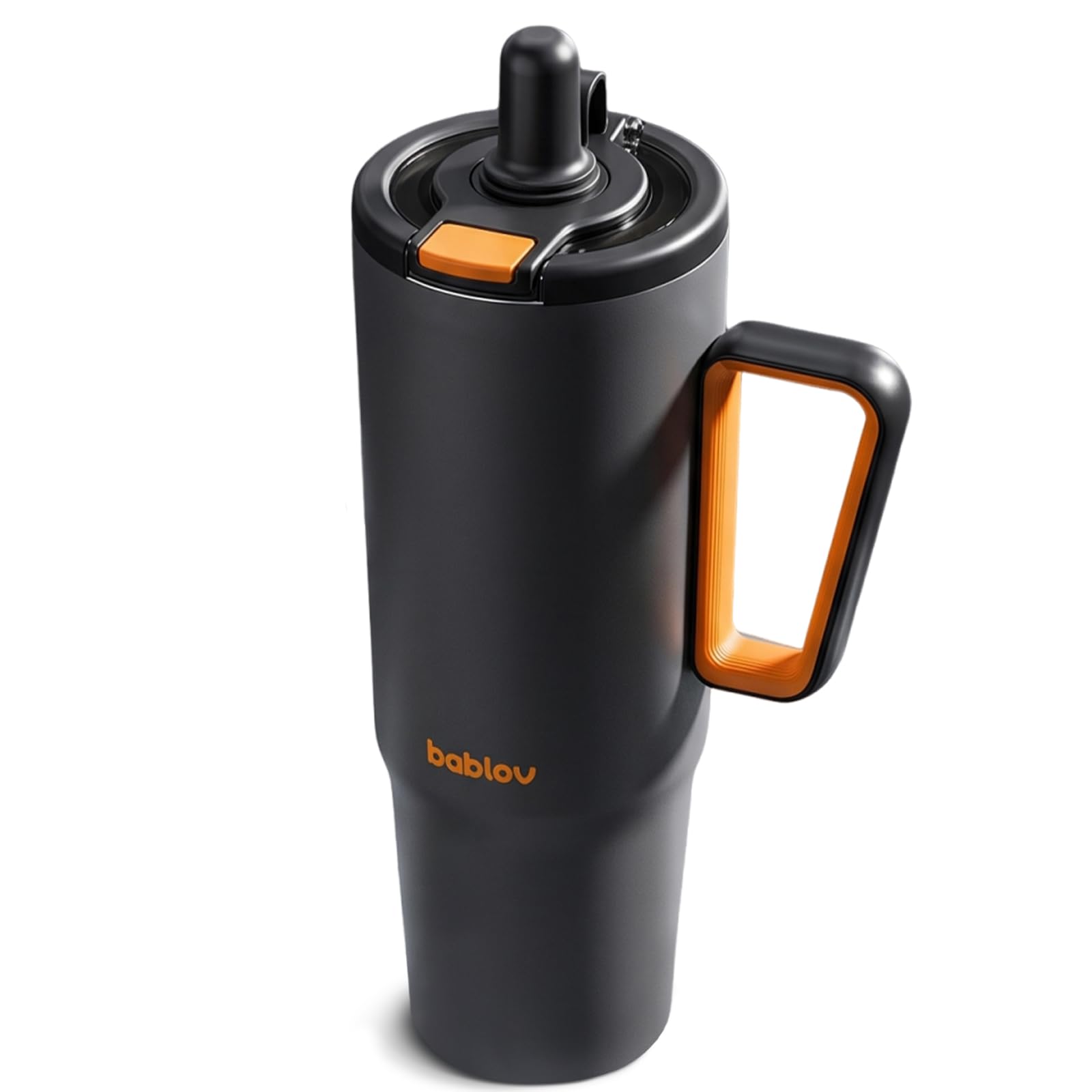 BABLOV 40oz Insulated Coffee Tumbler with Straw Travel Coffee Cup