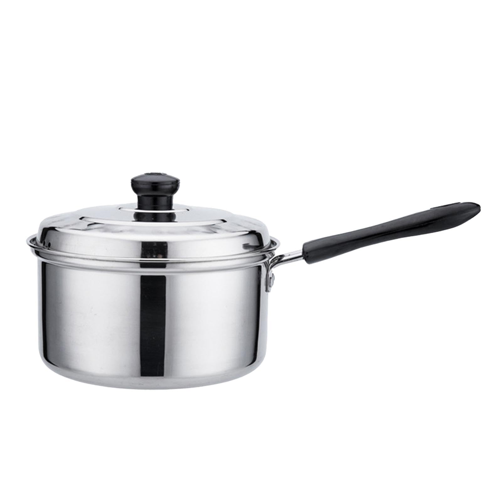Myaddiction Nonstick Saucepan With Lid Metal Multipurpose Stovepot For Hotel Home Hiking 16Cm