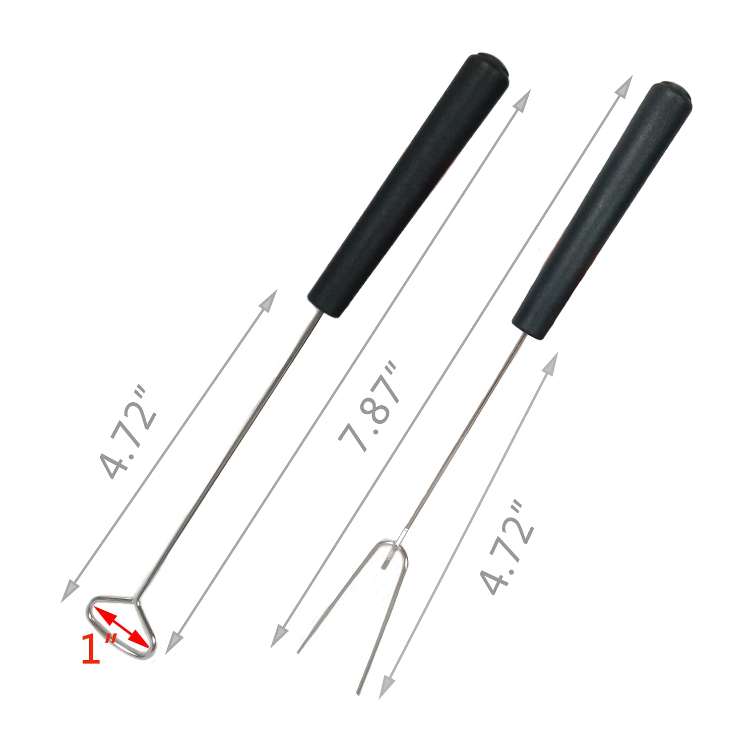 6 Candy Dipping Tools Chocolate Dipping Fork Spoons Set 2 Culinary Drawing Decorating Spoon Set,Stainless Steel Chef Art Pencil