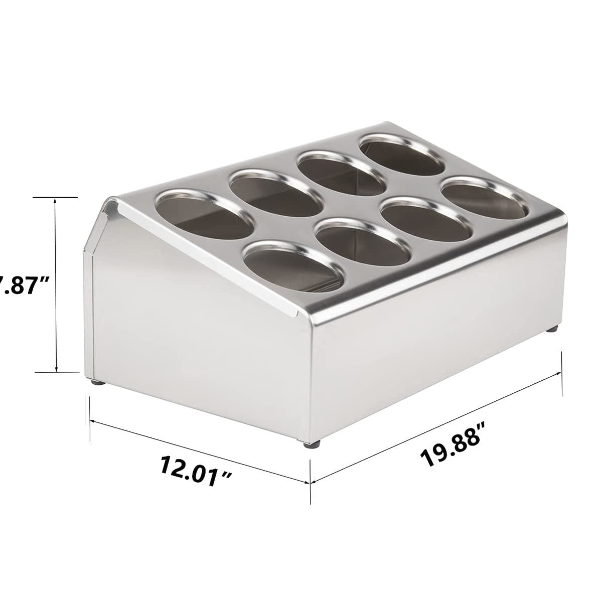 Tonchean Commercial Utensil Holder For Kitchen Counter, Silverware Org ...