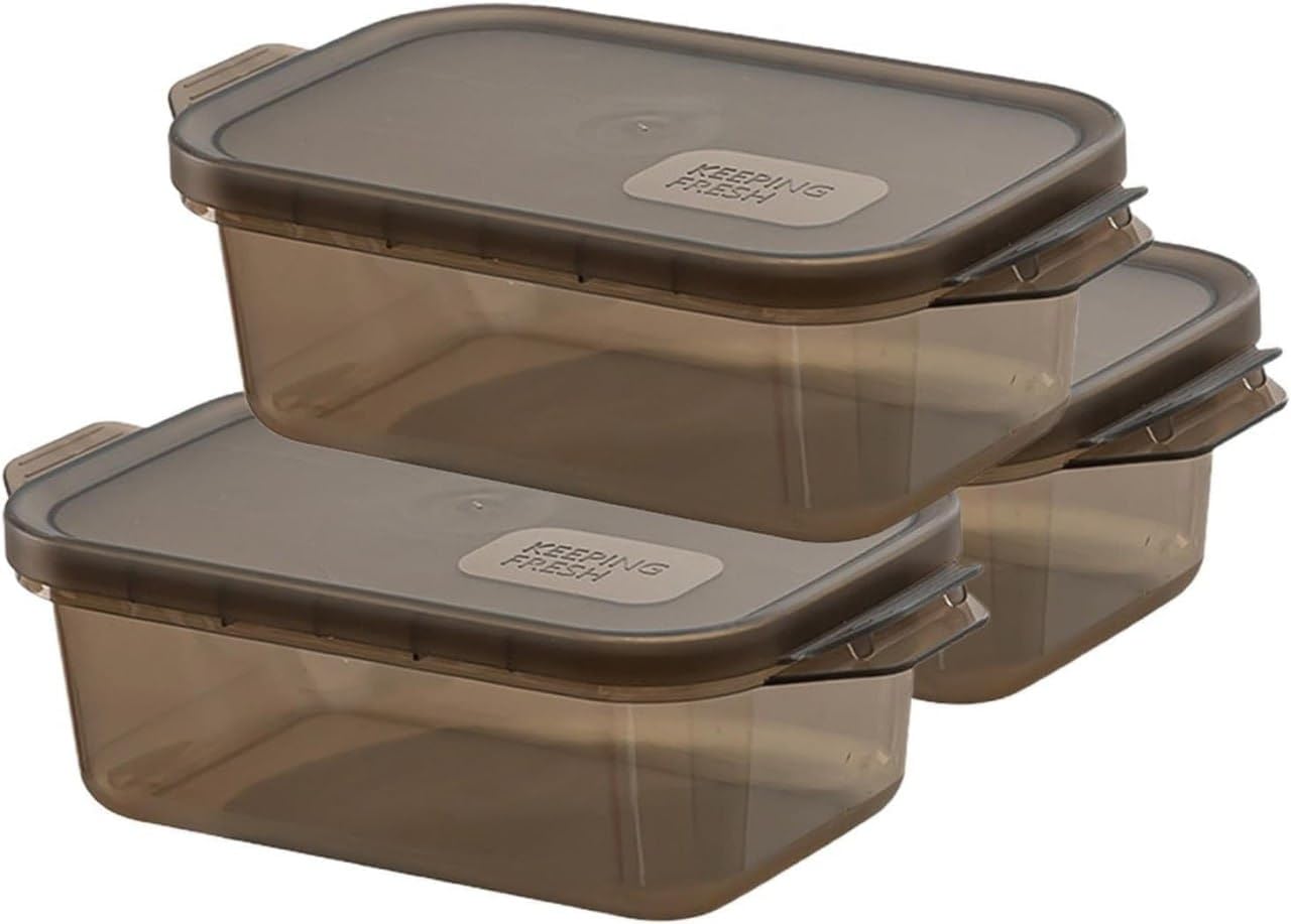 Wisik Enterprise Food Fridge Container Stacking Box For Food Container With Pressure Lid, Storage Jars For Fruit And Vegetable C