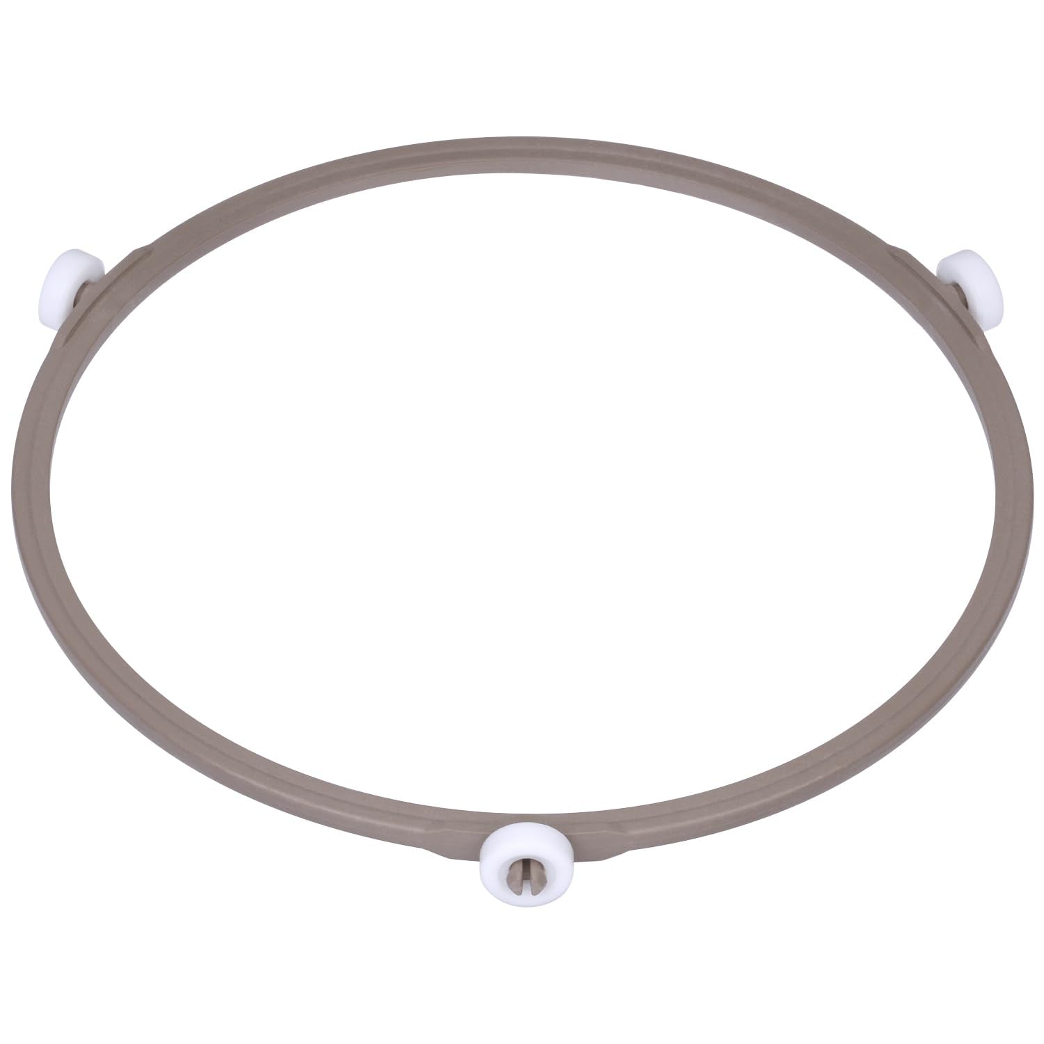 Jolaxy 7.4'' Microwave Turntable Ring with 16 mm Rollers  Microwave Oven Tray Support  Glass Plate Rotating Roller Ring  Ring Outer Diameter 7.4 inches (18.8 cm)  Roller Height 16 mm