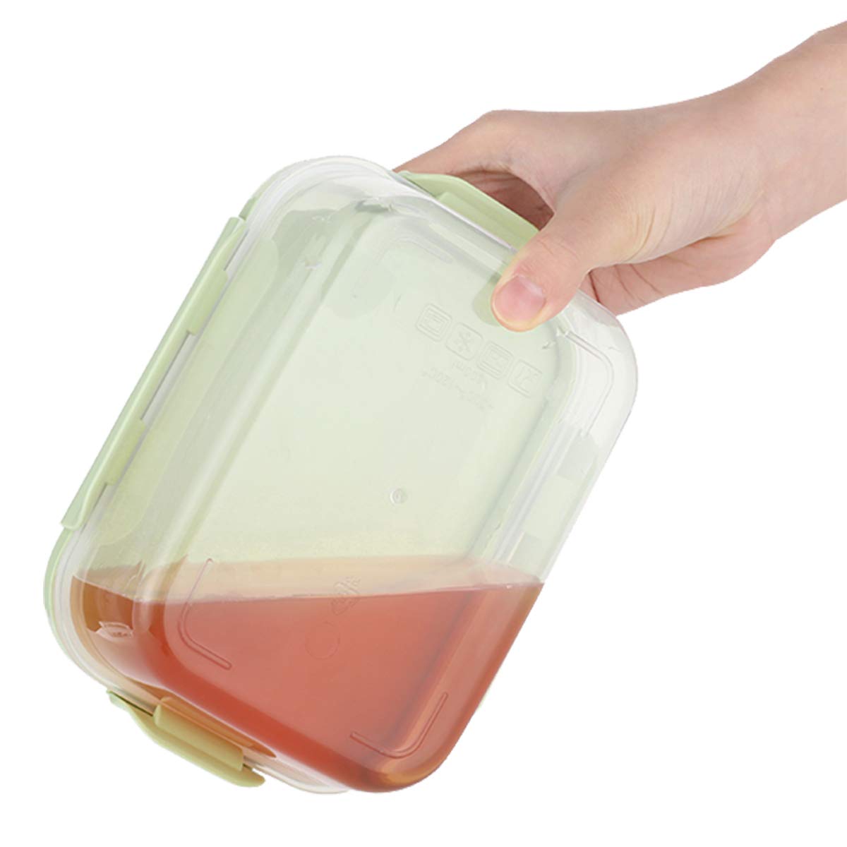 Holevifo Food Containers Set With Lids Airtight - Plastic Lunch Bento Boxes - Meal Prep Containers, Microwave, Dishwasher, And F