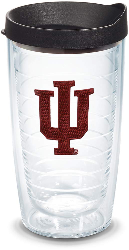 Tervis Made In Usa Double Walled Indiana University Iu Hoosiers Insulated Tumbler Cup Keeps Drinks Cold & Hot, 16Oz Mug, Primary