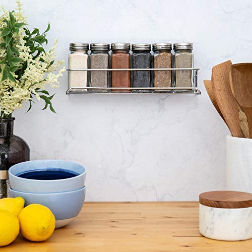 Better Housewares Chrome Spice Shelf 1464.6 - Standard Size, Durable Design