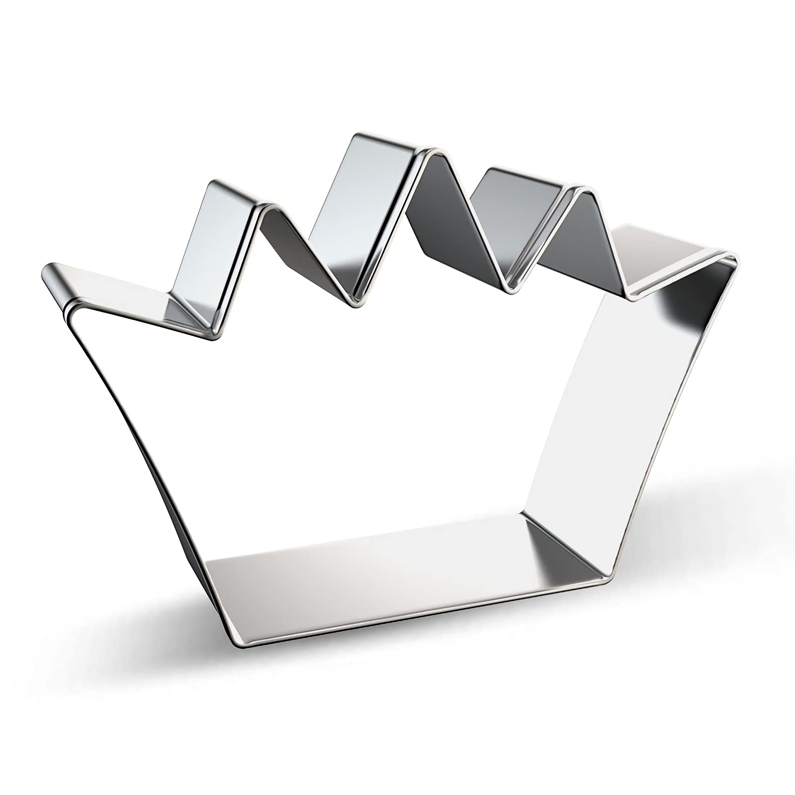 Crown Cookie Cutters Shapes Set Of 7 - Stainless Steel Metal King Crown, Queen Crown, Prince Crown, Princess Crown, Diamond, Iri