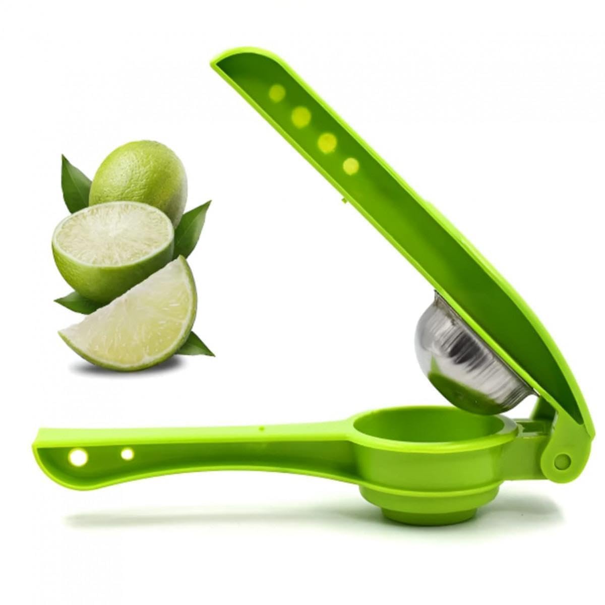 Abrima Plastic Lemon Squeezer | Handheld Citrus Juicer & Manual Press | Durable, EcoFriendly, Compact Design(Pack Of 1 Multi Co