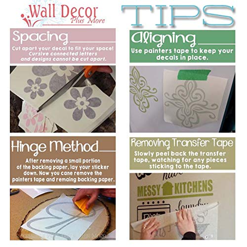 Bathroom Wall Decor Relax Cursive Lettering Bath Wall Decals Stickers 36X11 Black