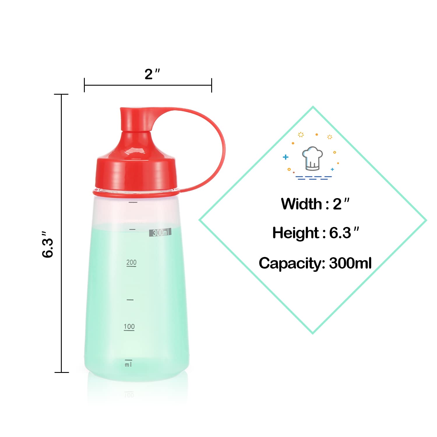 Oiununo Squeeze Bottles Wide Mouth - Pack Of 4 Condiment Bottle Squeeze Bpa Free For Chunky Sauces, Resin, Crafts, Condiment Squ