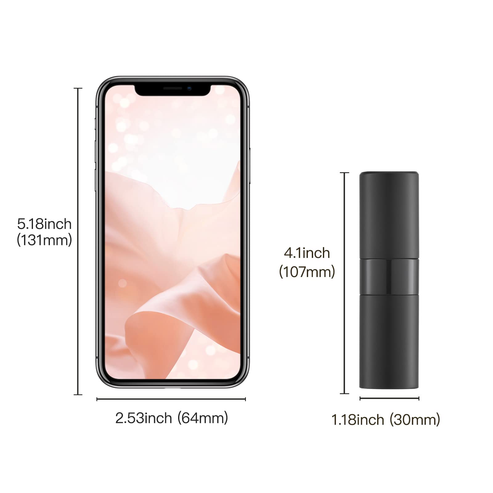 Owlyee 20Ml Perfume Atomizer, Travel Cologne Spray Bottle, Mini Empty Sprayer Dispenser (4Pcs)