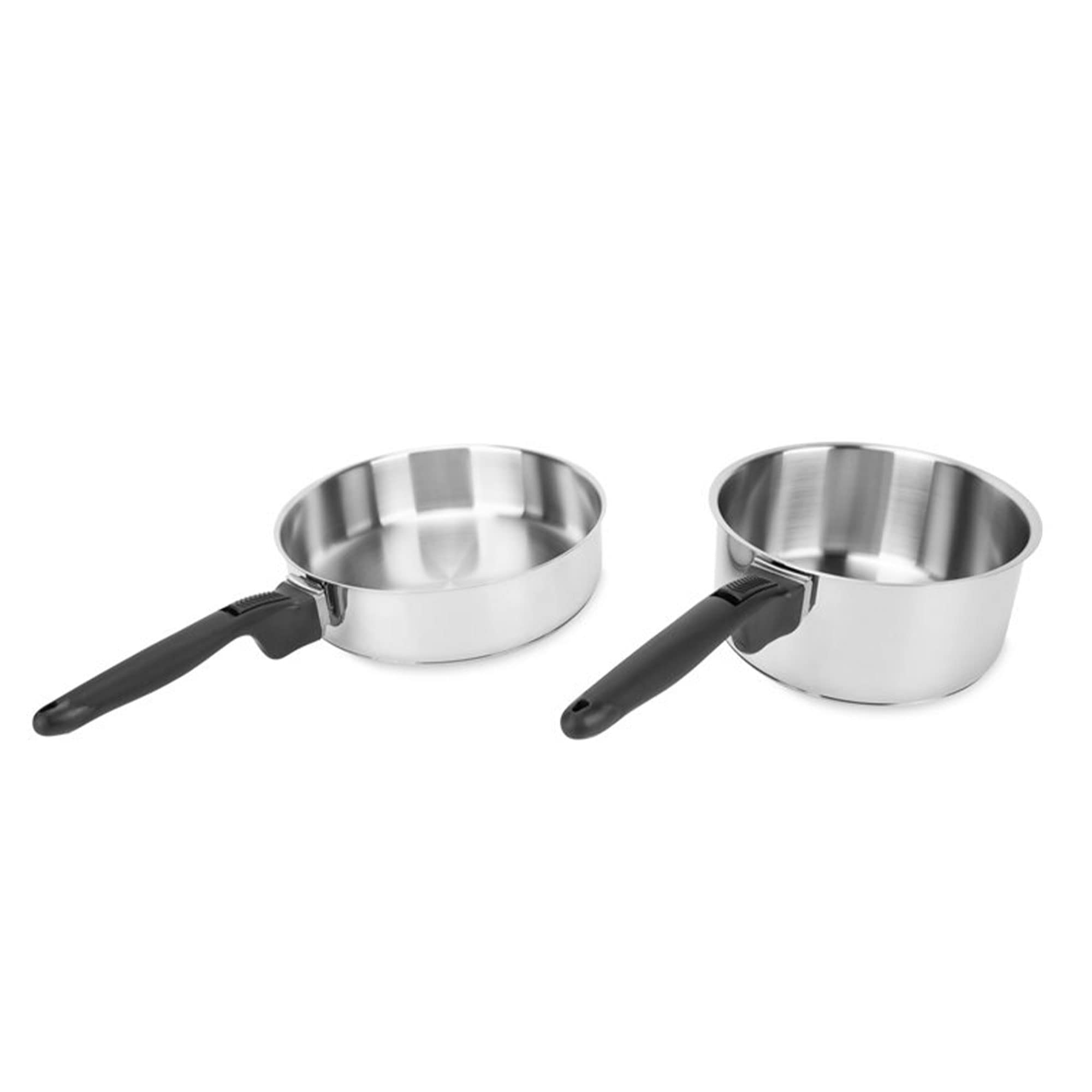 Camco Nesting Cookware Set | Made from Stainless Steel | Dishwasher Safe | Saves Valuable Space | 10-Piece Set (43921)