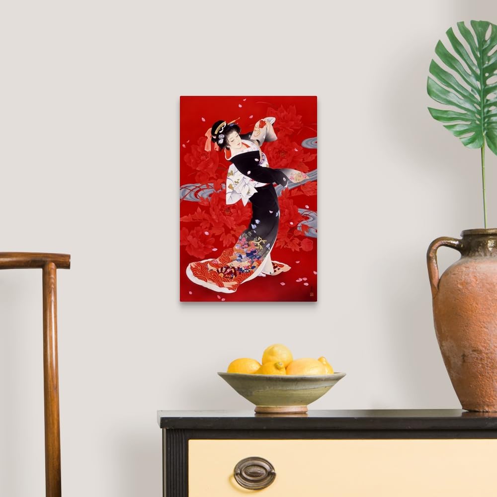 Canvas On Demand Hien Canvas Wall Art Print By Haruyo Morita, Figurative, Home Decor, Beauty Artwork, 12''X18''