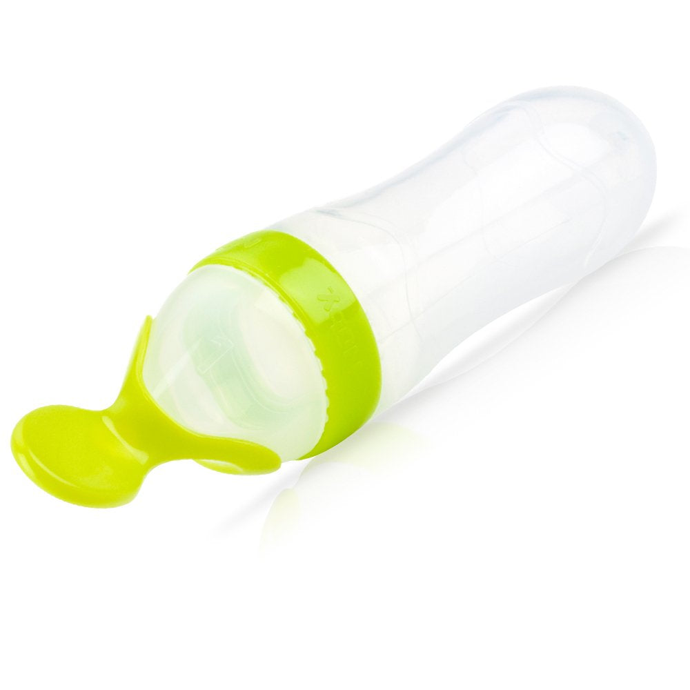 Nuby Natural Touch Silicone Travel Infa Feeder, 3 Ounce, 1 Pack, Colors May Vary