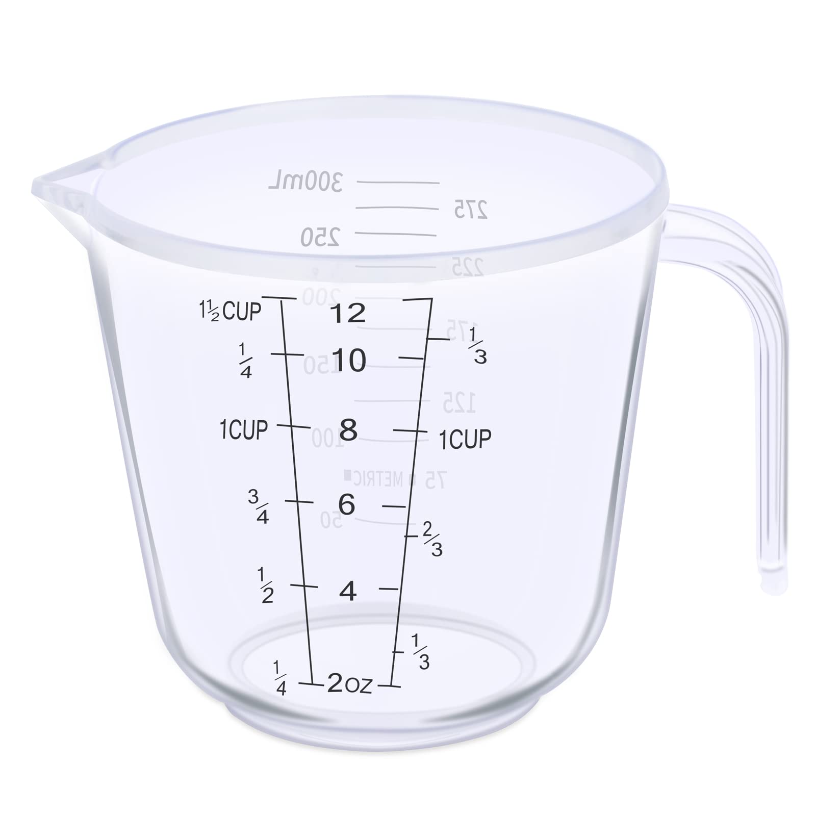 Dotinghux Measuring Cup, 1  Cup, Clear