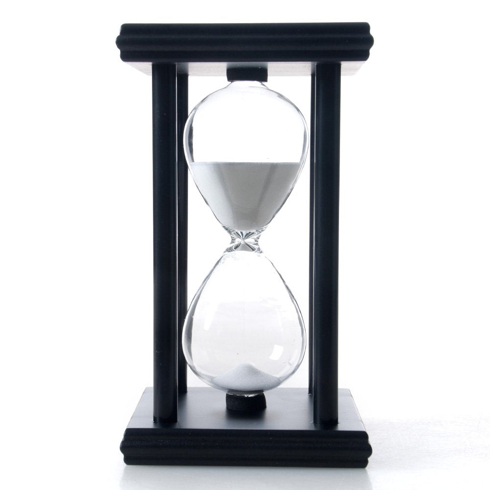 Bellaware Hourglass Sand Timer, 30 Minutes Wood Sand Clock