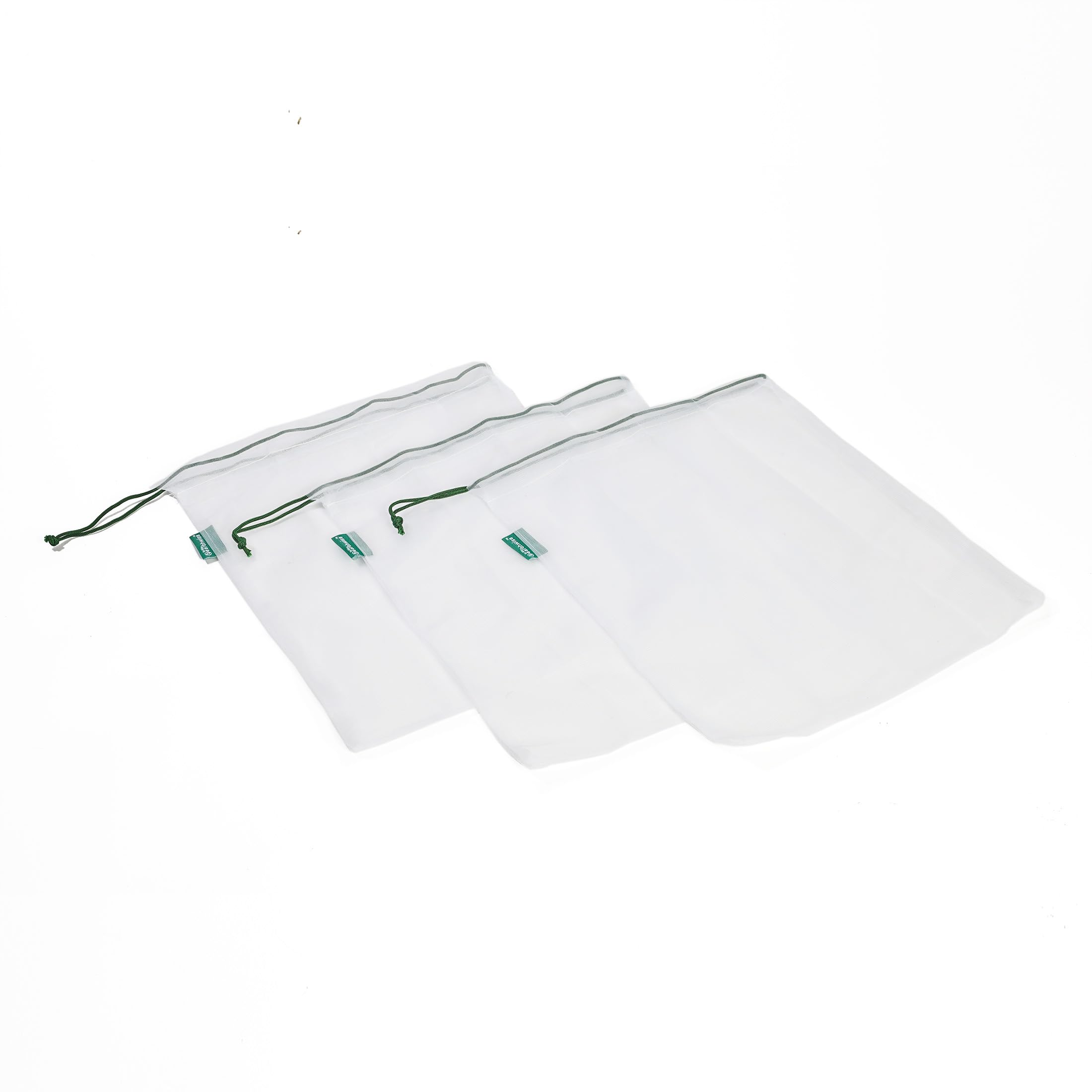 Earthwise Reusable Mesh Produce Bags - Set of 9, Lightweight Transparent, Small, Strong See-Through for Fruits & Veggies