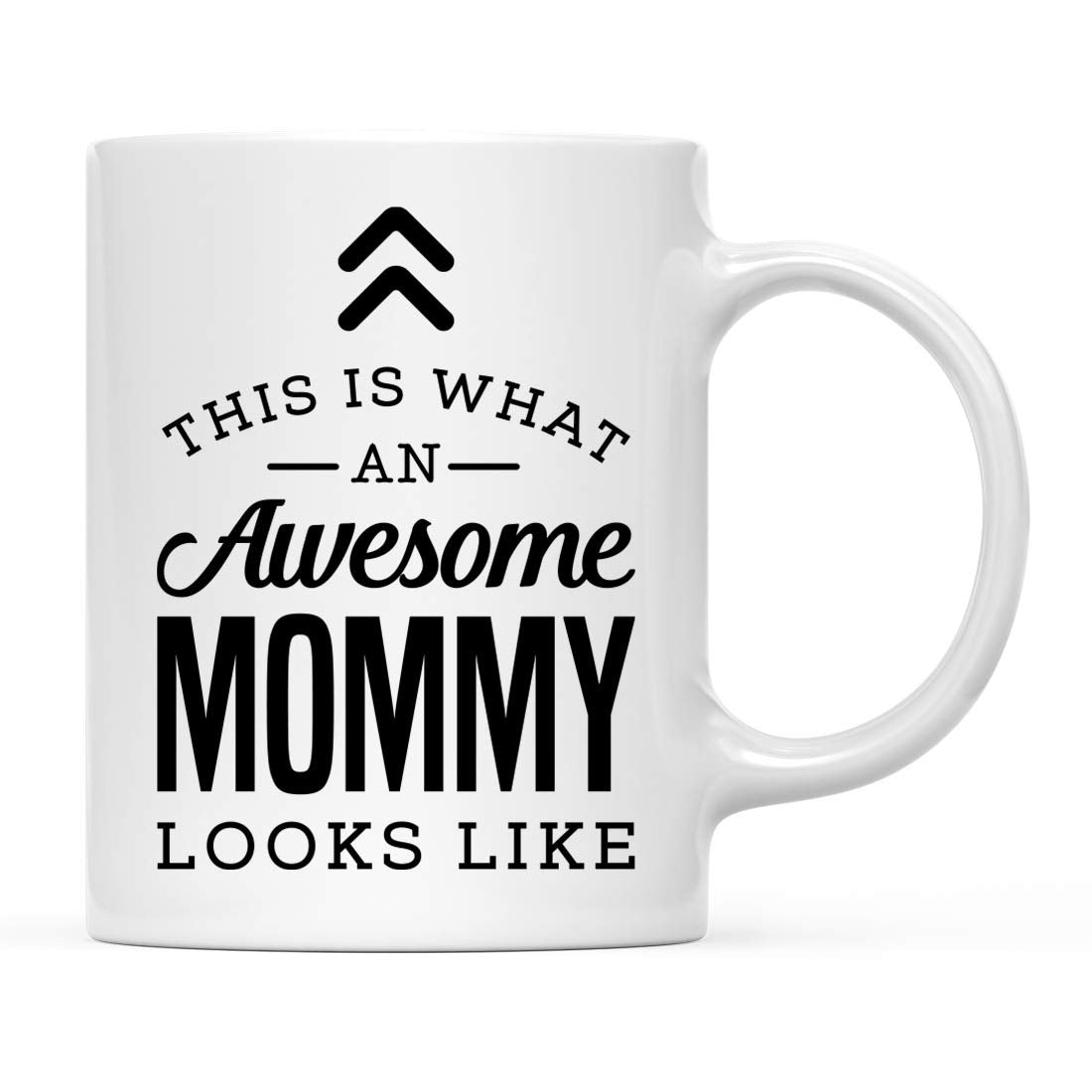 Andaz Press 11oz. Ceramic Coffee Tea Mug Gift, This is What an Awesome Mommy Looks Like, 1-Pack, Birthday Gift Ideas Coworker Hi