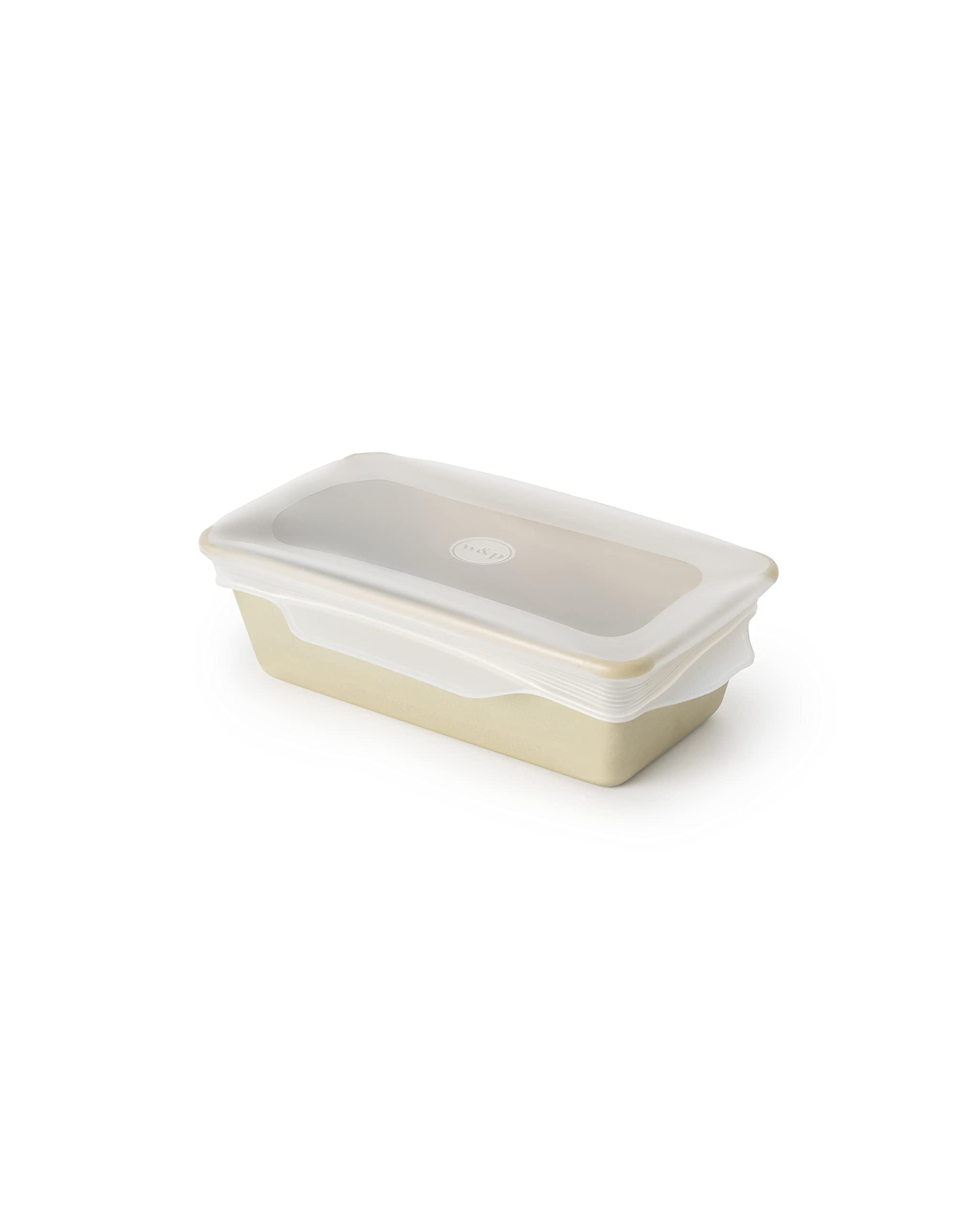 W&P Reusable Silicone Stretch Lid Set of 2, 5x9 inch, Dishwasher Safe, Transparent, LFGB Silicone, Microwave and Freezer Safe