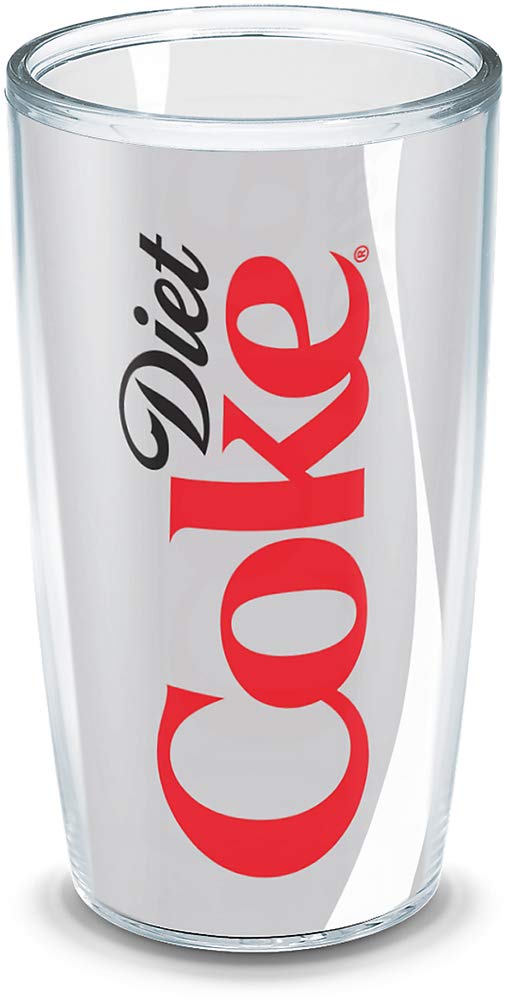 Tervis Coca-Cola - Diet Coke Insulated Tumbler with Wrap, 24oz, Clear
