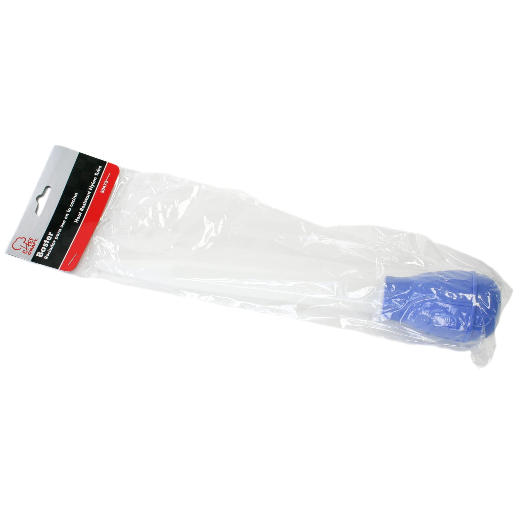Chef Craft Basic Nylon Tube Baster, 11.5 Inches In Length, White/Blue