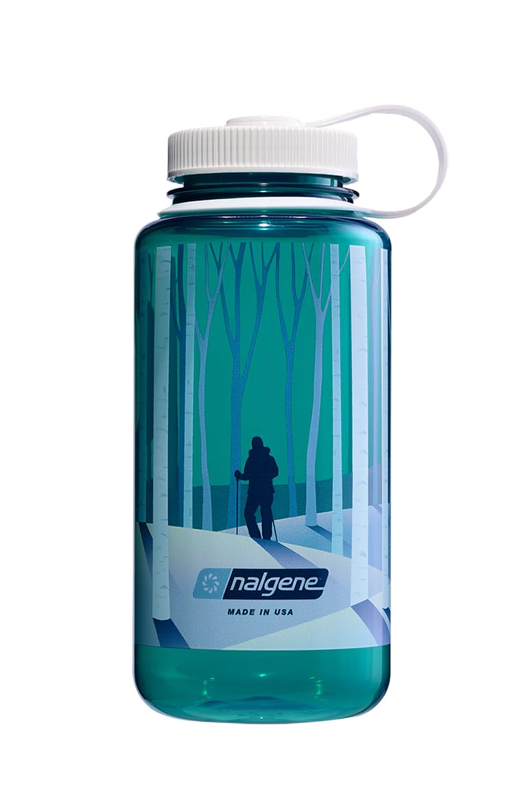 Nalgene Sustain 32 oz. Wide Mouth Water Bottle  Landscape Forest