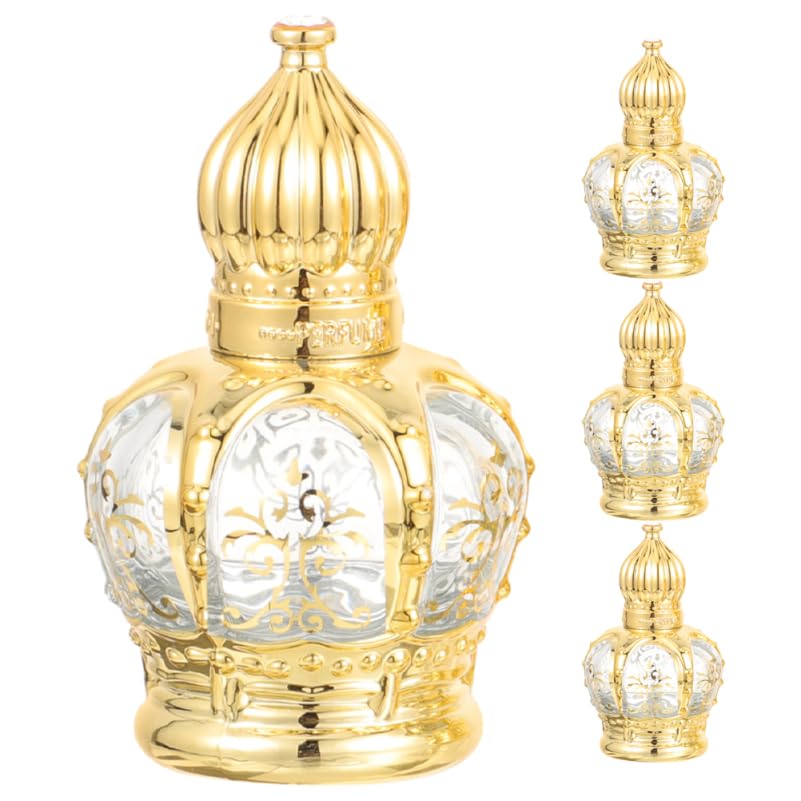 Homoyoyo 4 Pcs 10ml Glass Perfume Bottles Empty for Perfume Oil