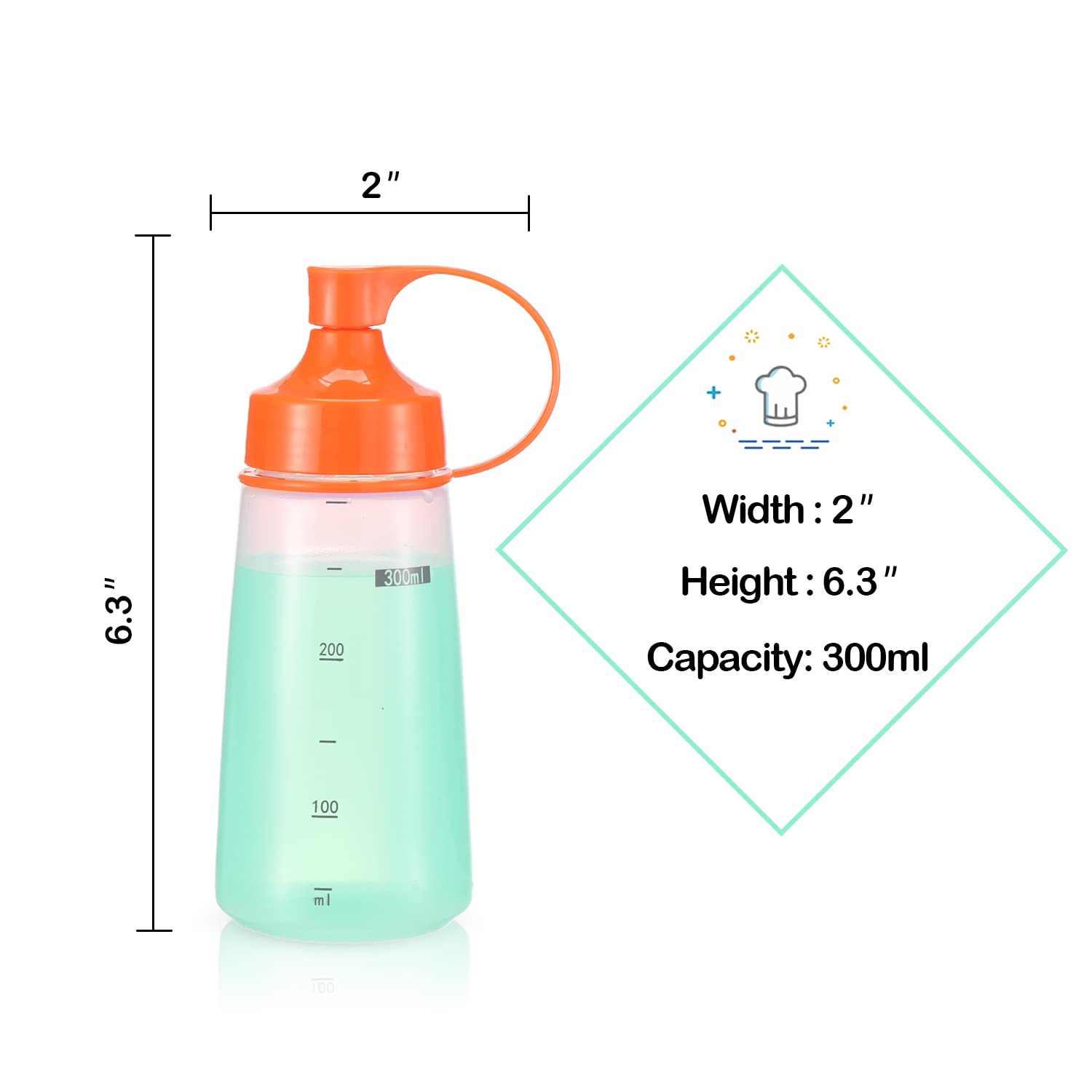 Oiununo Squeeze Bottles Wide Mouth - Pack Of 3 Condiment Bottle Squeeze Bpa Free For Chunky Sauces, Resin, Crafts, Condiment Squ