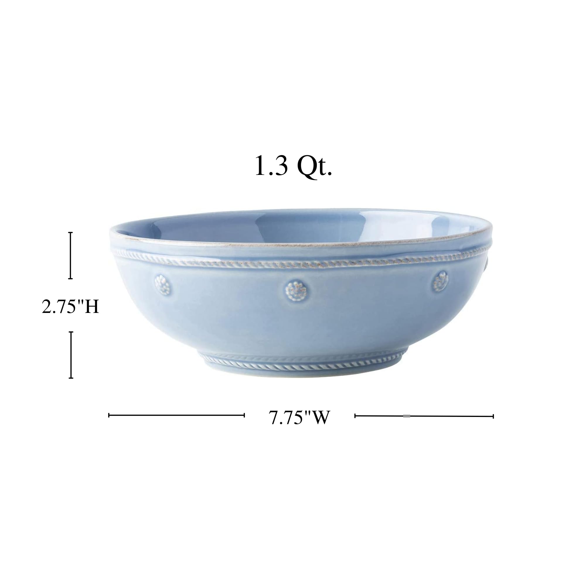 Juliska Berry & Thread 7'' Coupe Bowl - Chambray