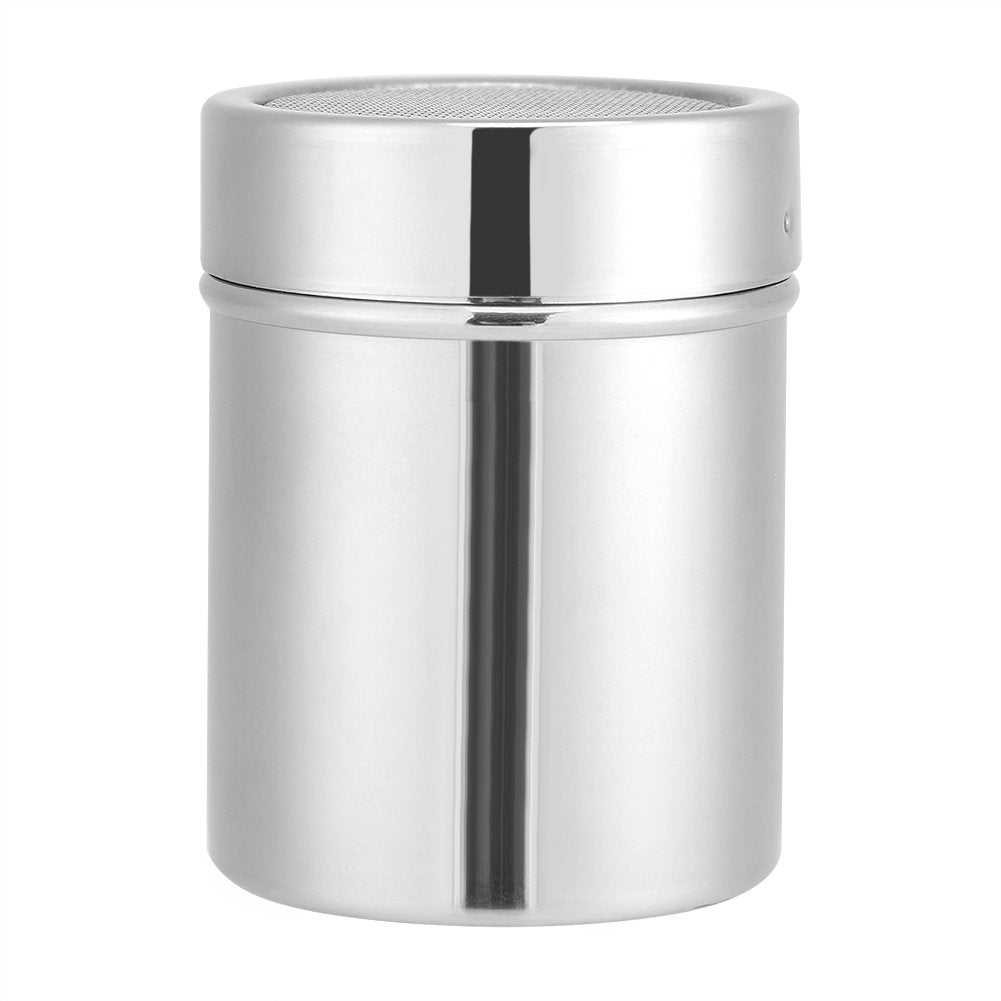MOUMOUTEN Cocoa Powder Shaker, Stainless Steel Coffee Sprinkles Powder, Sugar Dispenser Chocolate Shaker Salt Cocoa Flour Coffee