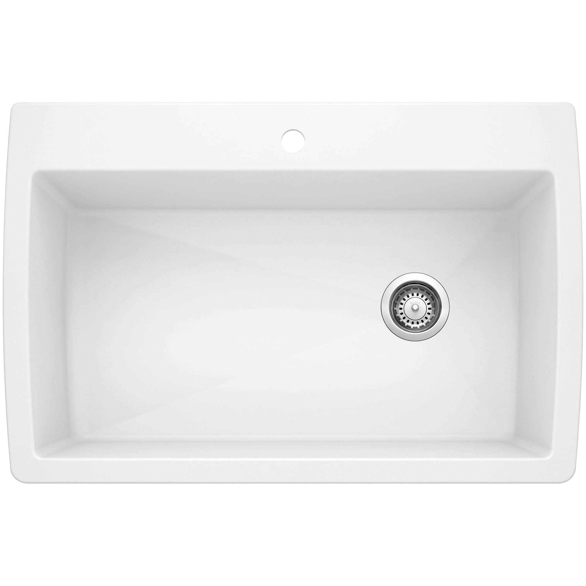 Blanco Diamond Super Single Bowl Silgranit (Di) - White
