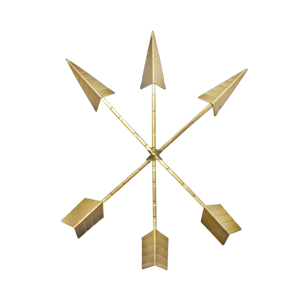 Cast Iron Arrow Wall Decor | 3 Native American Metal Arrows Bound Together by Wallcharmers