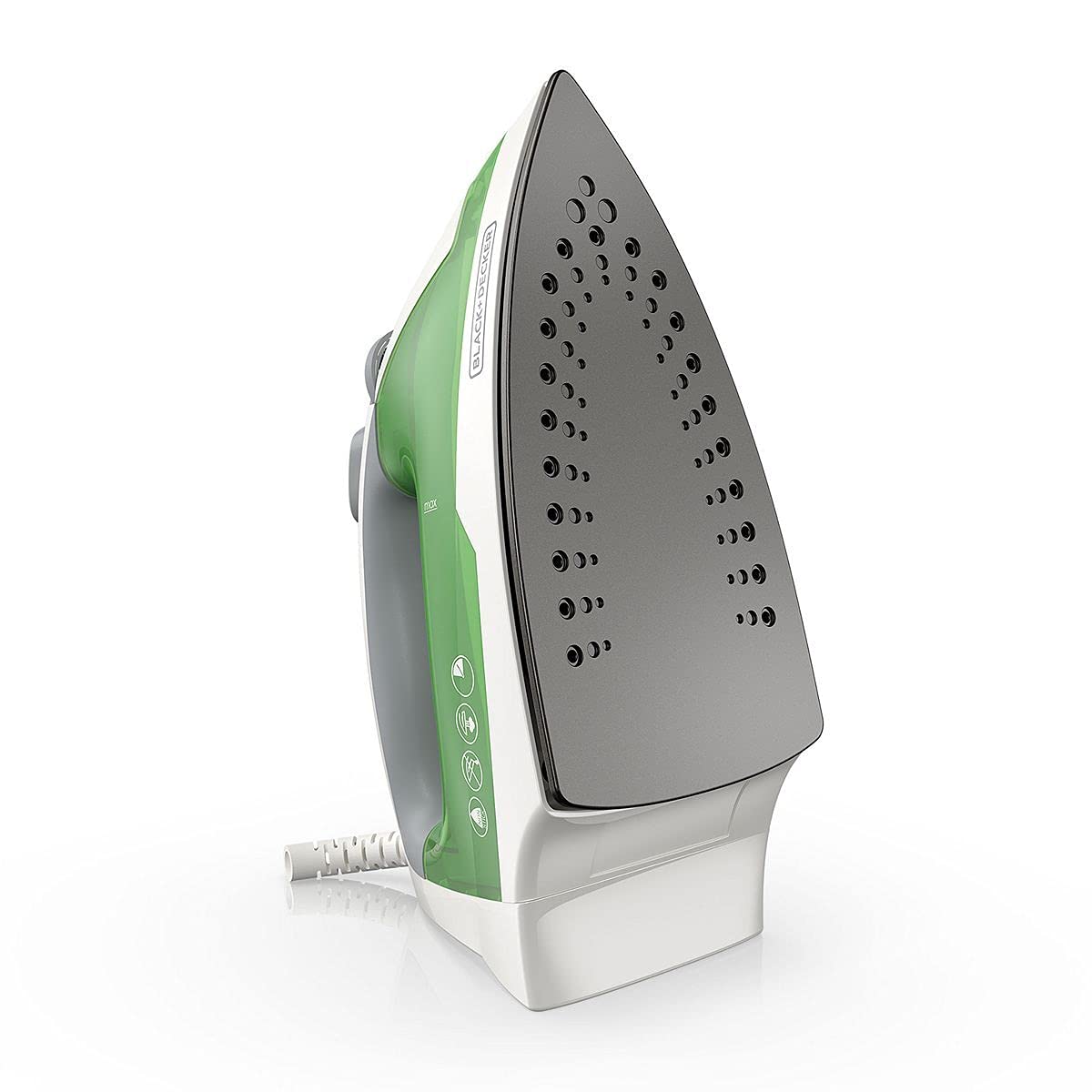 Black & Decker Lime Green Easy Steam Iron Compact - Model D340