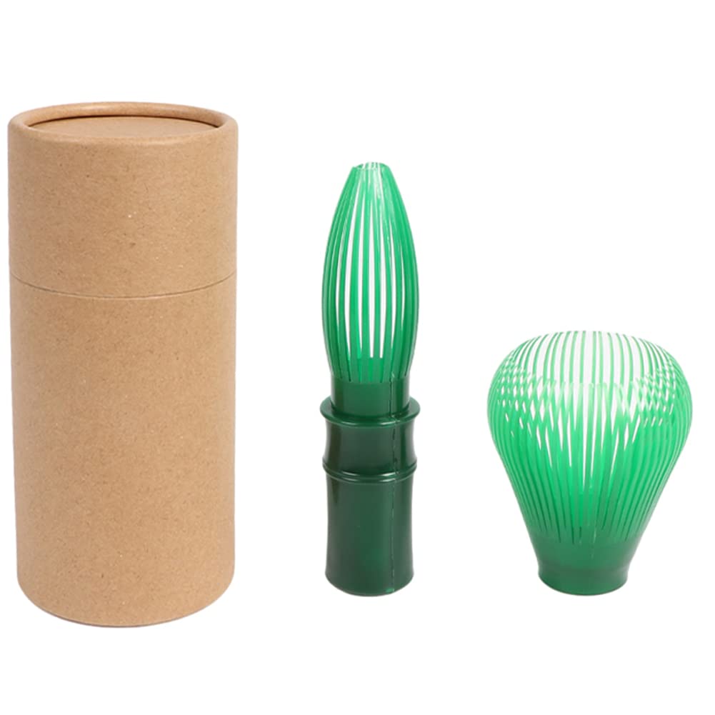 Resin Matcha Whisk Chasen Brush Tools For Matcha Green Tea Powder Reusable Powder Whisk Prepare Japanese Matcha Tea (Green)