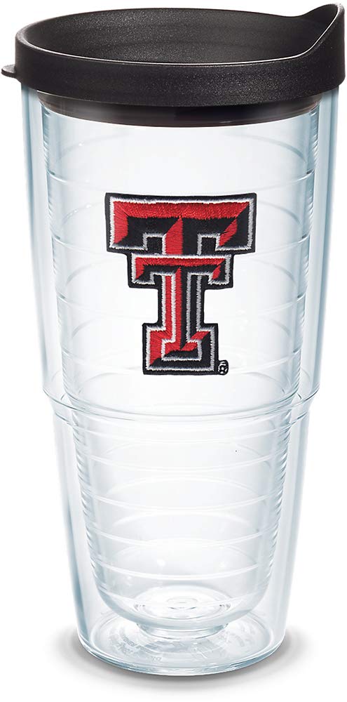 Tervis Made In Usa Double Walled Texas Tech University Red Raiders Insulated Tumbler Cup Keeps Drinks Cold & Hot, 24Oz, Primary