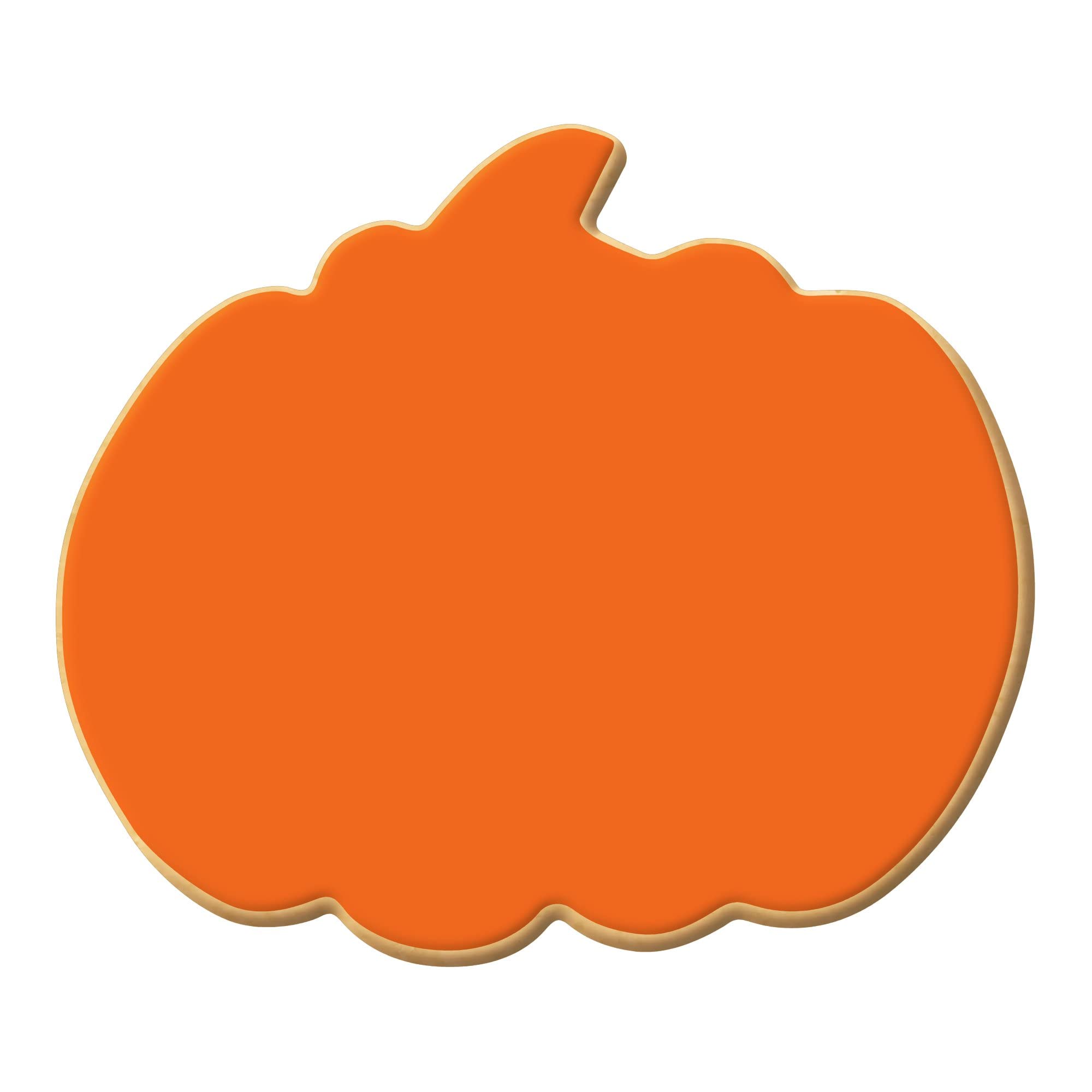 Foose Mini Pumpkin Cookie Cutter - 4 Inch Tin Plated Steel, Silver, Made in the USA