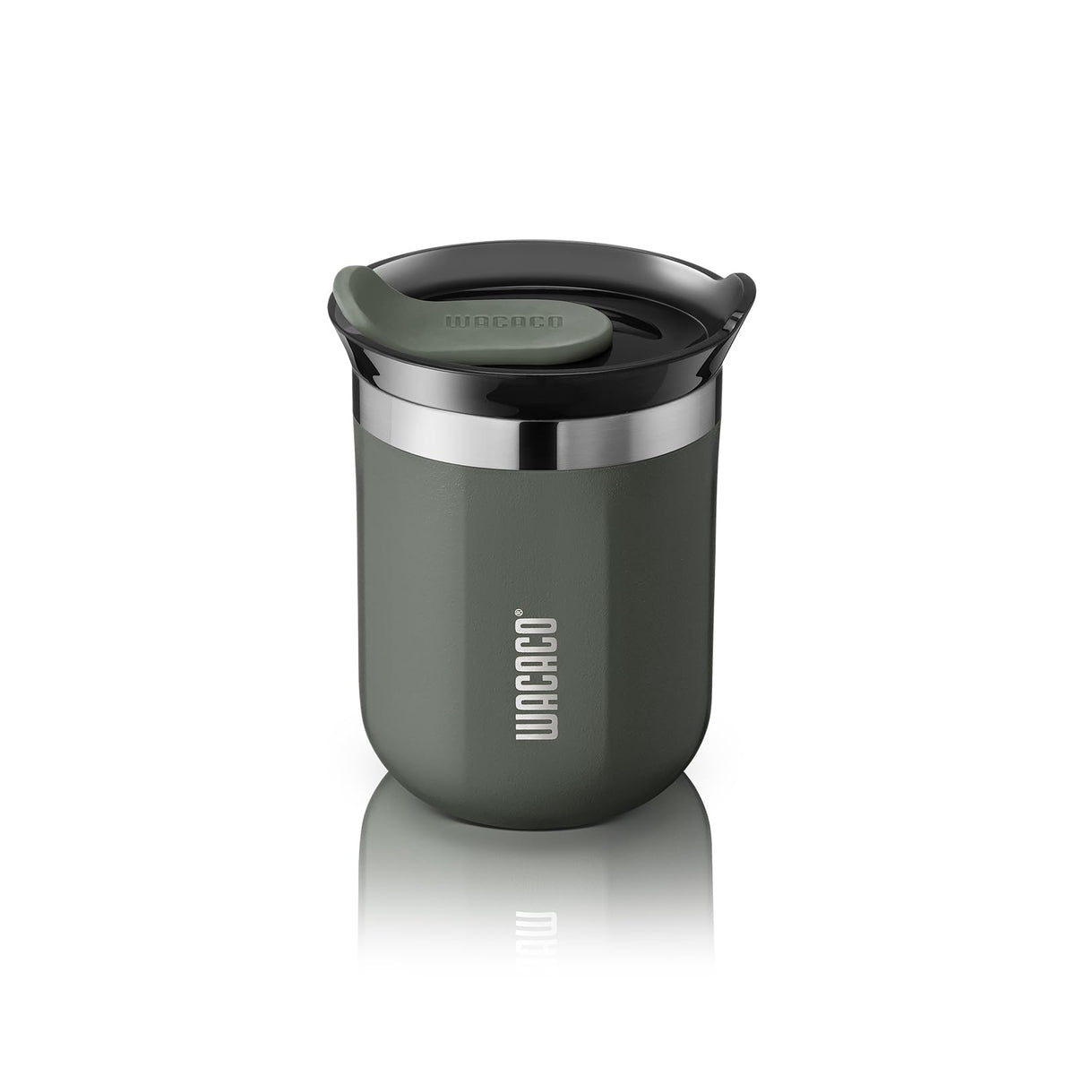 WACACO Octaroma Classico Vacuum Insulated Coffee Mug, Double-wall Stainless Steel Travel Tumbler With Drinking Lid, 6 fl oz (180