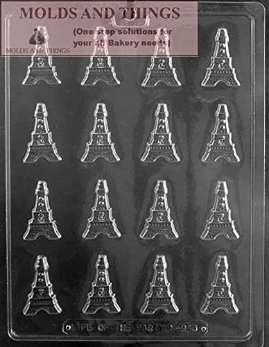Eiffel Tower Chocolate Candy Mold With  Molding Instructions