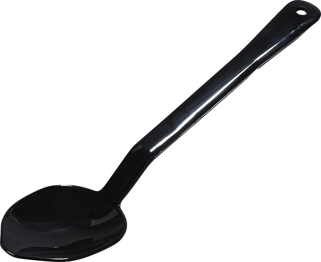 Carlisle Foodservice Products 442003 High Heat Solid Spoon, 13'', Black