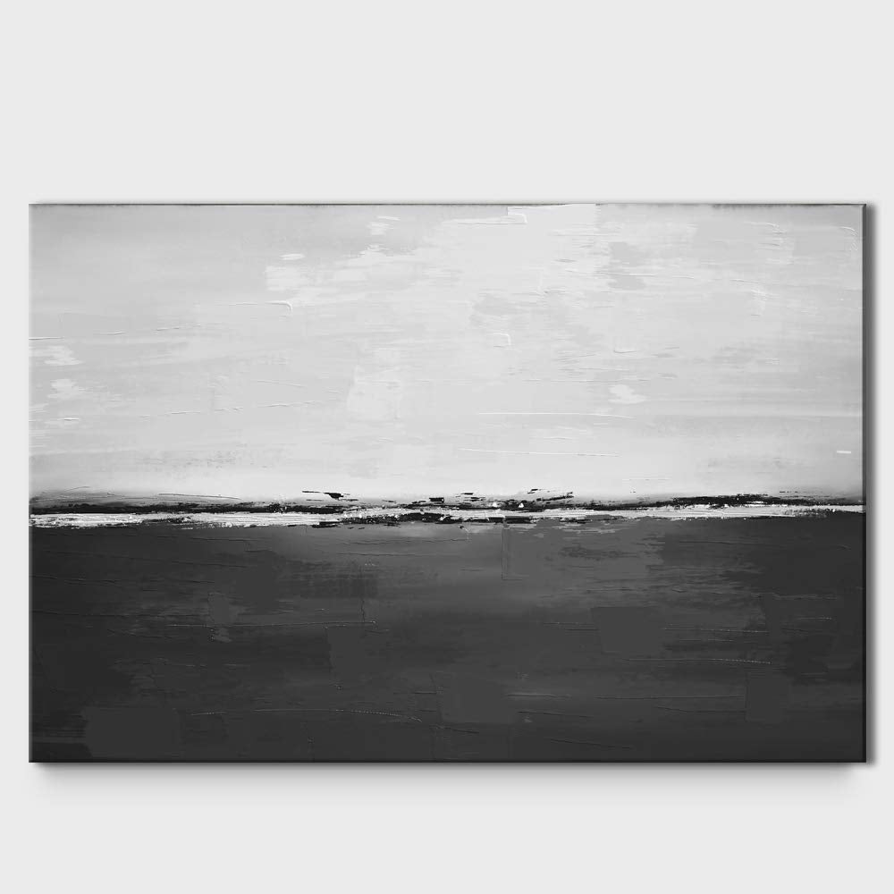 Signwin Canvas Wall Art Abstract Seascape Painting Canvas Prints Home Artwork Decoration For Living Room,Bedroom - 24X36 Inches