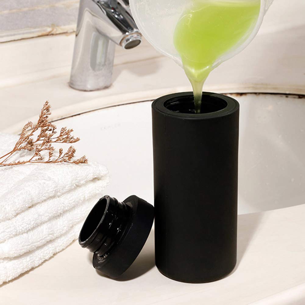 Refillable Dish Washing Liquid Dispenser, Silicone Divided Bottle Easy Squeeze Soap Dispenser Hand Soap Bottle Essential Oil Lot