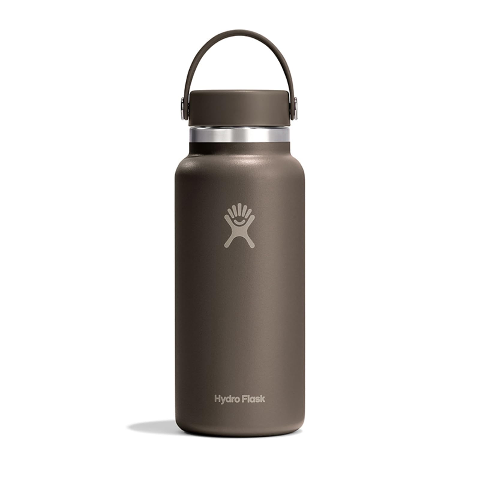 HYDRO FLASK Water Bottle - Insulated Stainless Steel - Wide Cap Lid, Non Spill, Leakproof 32 Oz Sandpiper
