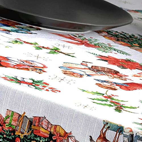 Maison D Hermine Chromo 100% Cotton Tablecloth Kitchen Dining Table Cloth For Rectangle Tables Farmhouse Tabletop Cover For Part