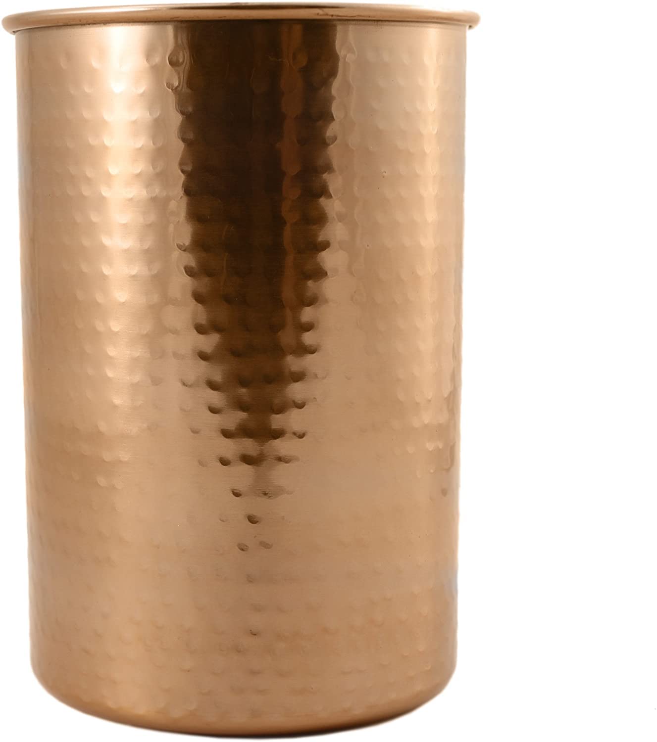Darware Copper Coated Kitchen Utensil Holder / 7Inch Tool Caddy, Store All Your Wooden Spoons, Spatulas, & More