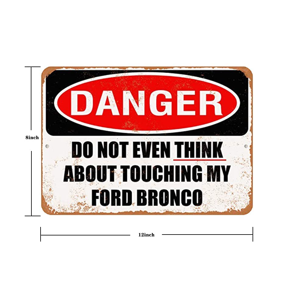 TCHPAX 12X8 - Vintage Look Aluminum Metal Sign - Inches - Do Not Touch My AMC Gmln