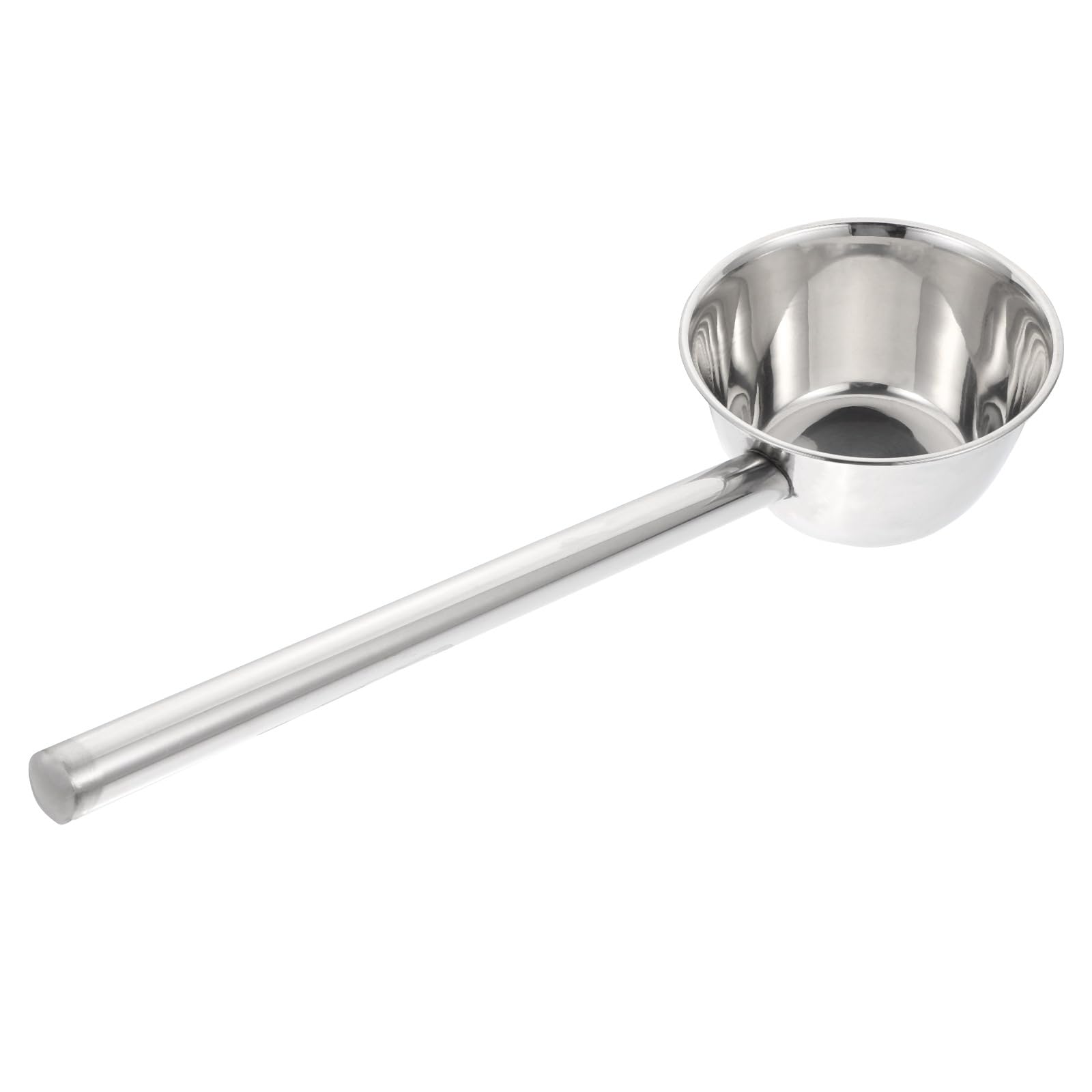 Water Ladle Long Handle Stainless Steel Soup Ladle Spoon Bath Rinse Cup Kitchen Ladles Bathroom Garden Watering Water Scoop For