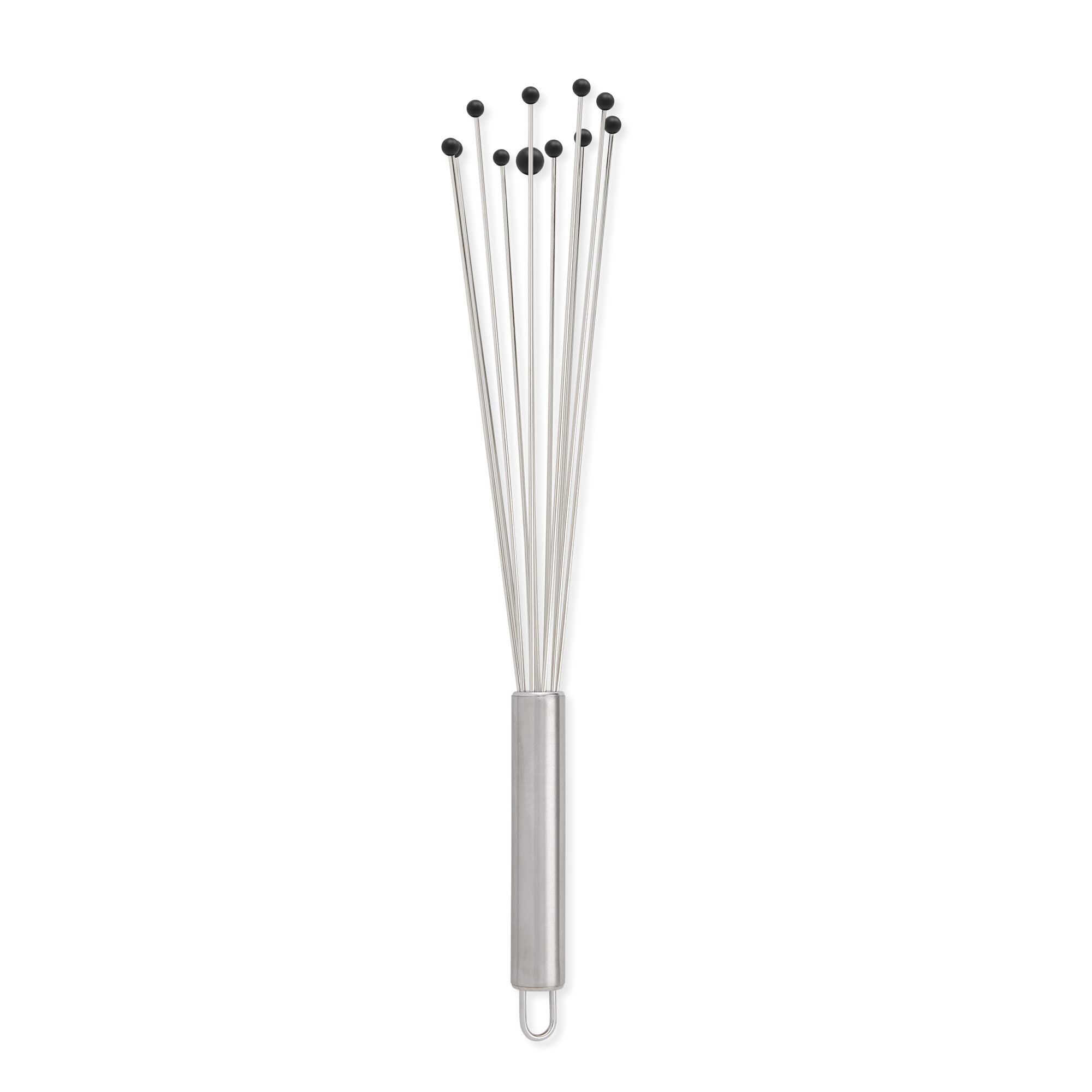 Mrs. Andersons Baking NonStick Ball Whisk, Stainless Steel with Silicone Tips