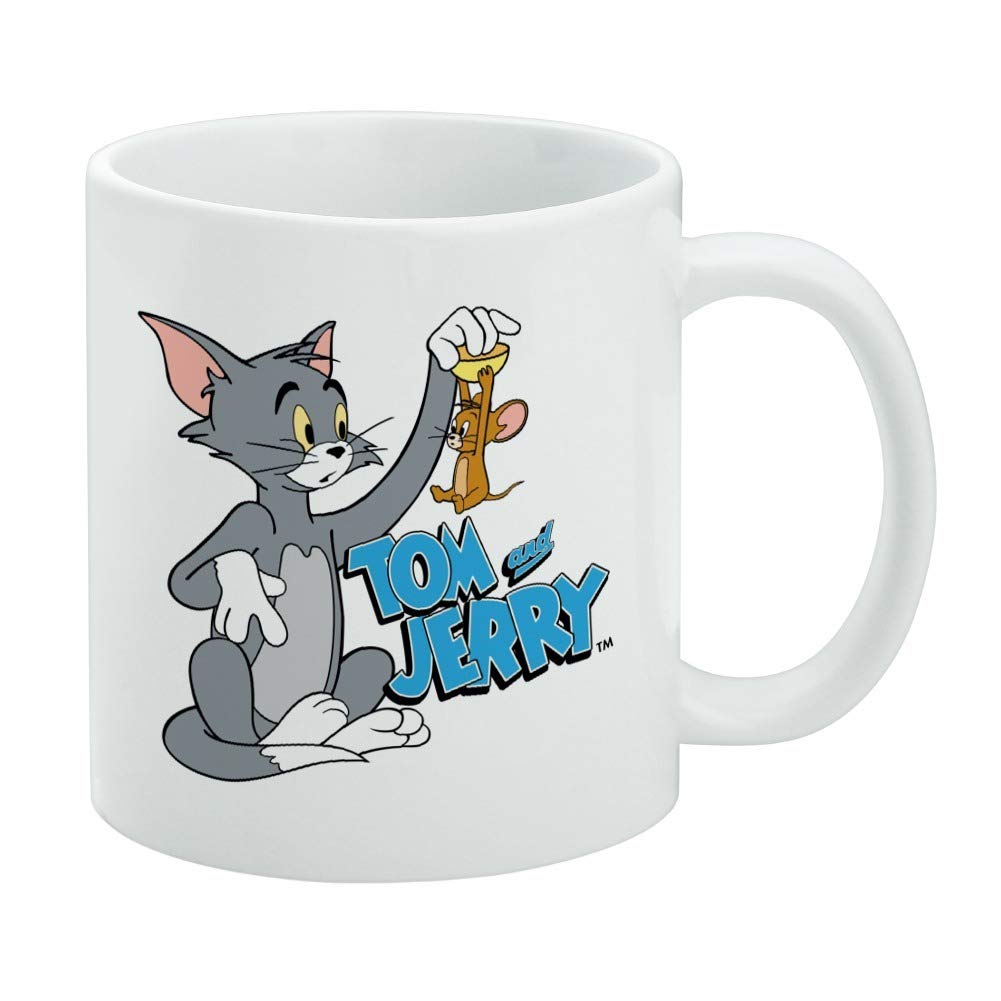Graphics & More Tom And Jerry Best Friends Ceramic Coffee Mug, Novelty Gift Mugs For Coffee, Tea And Hot Drinks, 11Oz, White